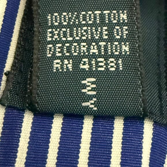 Ralph Lauren Shirt Men's Extra Large Long Sleeve Button-Down Shirt‎ Striped Blue - Picture 12 of 12